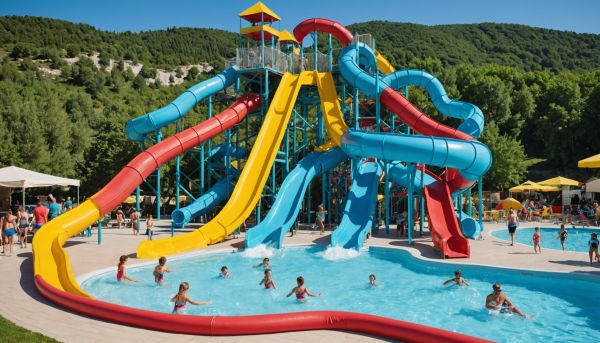 Où trouver des toboggans multipistes dans les campings en Rhône-Alpes