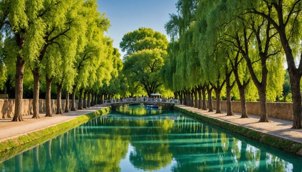 Camping canal du midi guide : paysages