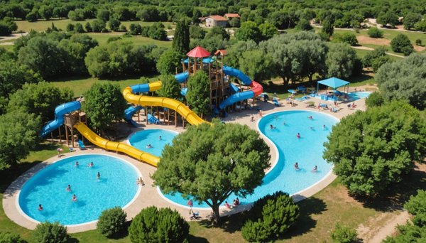 Les meilleurs campings avec parc aquatique pour les familles dans la drôme