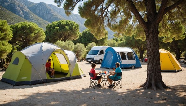 Guide camping vias : plages et patrimoine local